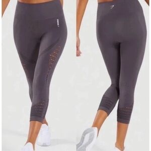 Gymshark Energy Seamless grey 7/8 leggings XS